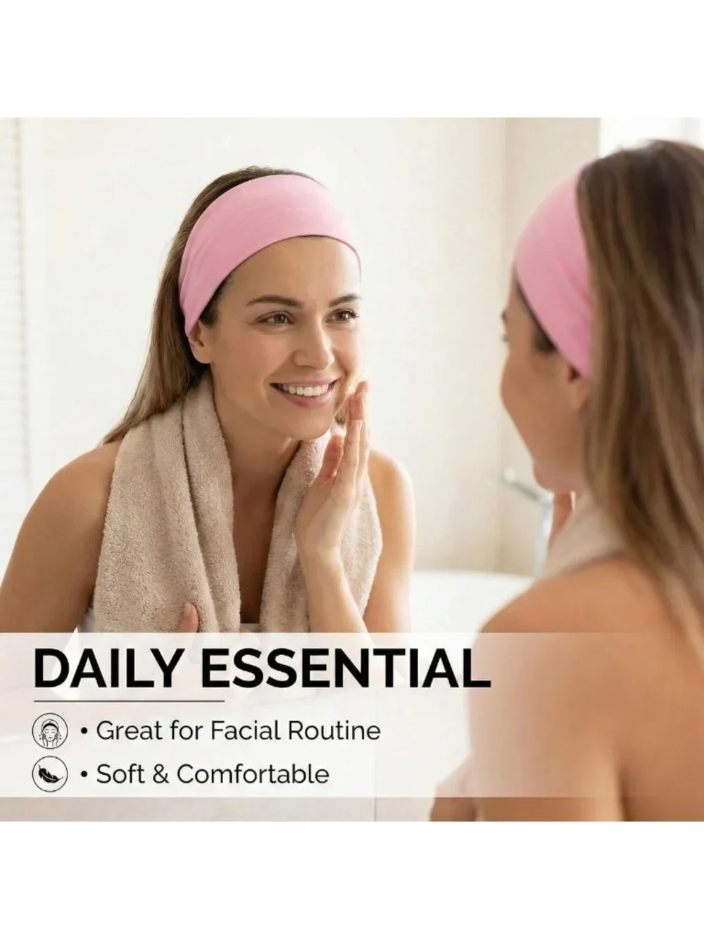 Wide Non-Slip Workout Headbands for Women | Sweat-Wicking Hair Accessories